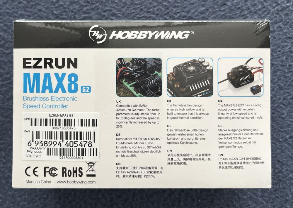 Hobbywing MAX8,XERUN SCT XR8