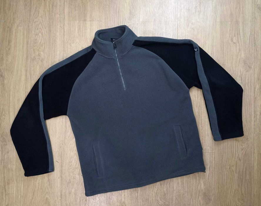 Sly Fox szaro czarny bardzo gruby cieply Polar męski XL