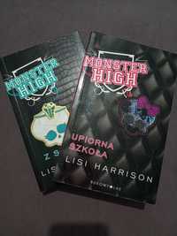 Książki ,,monster High" dwie pierwsze części.