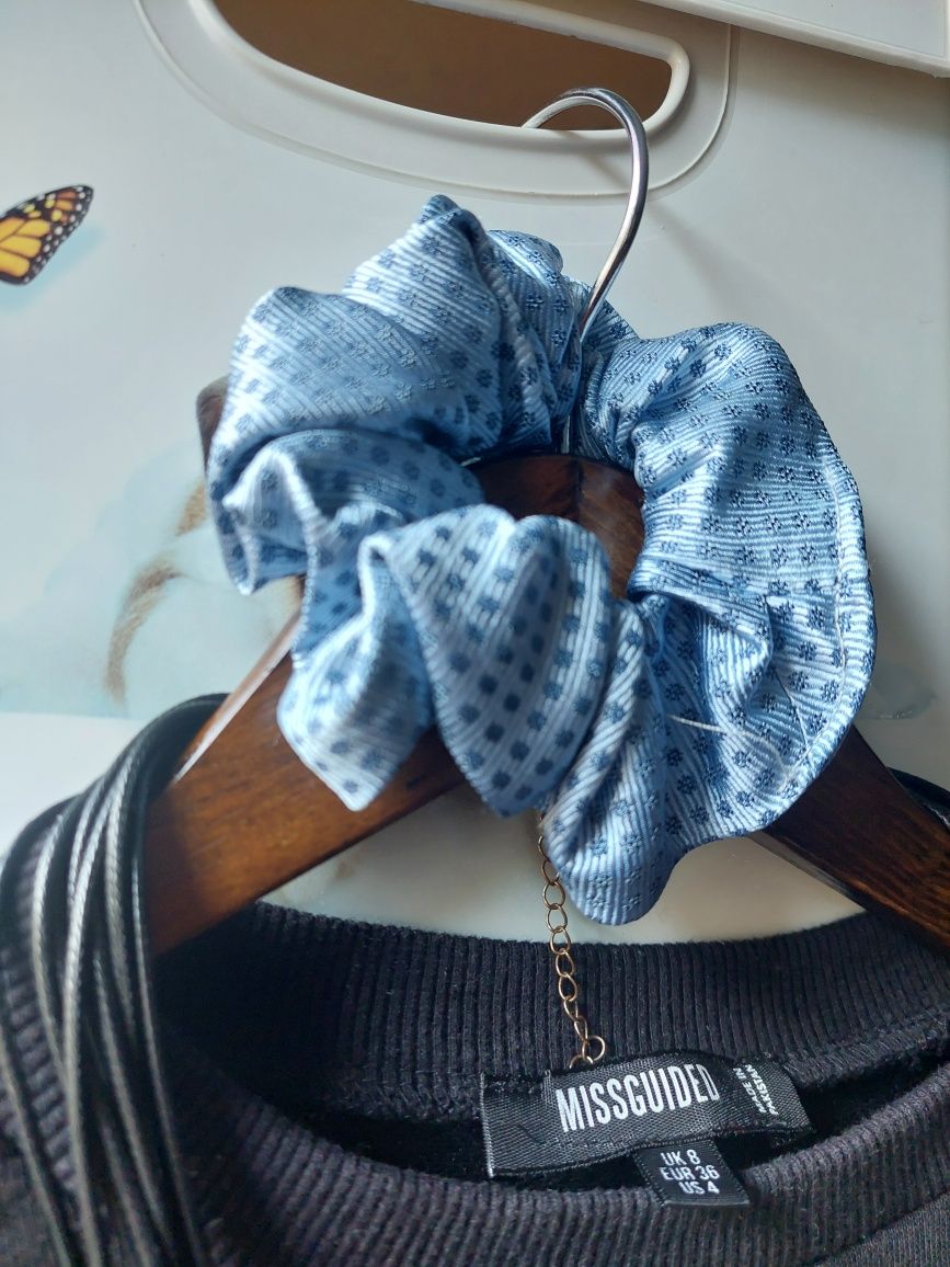 Jedwabne scrunchies