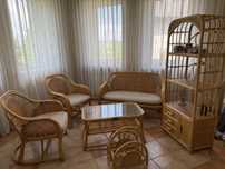 Meble rattan komplet