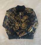 Versace JC dwustronna kurtka bomber Print Bijoux Baroque rozmiar M