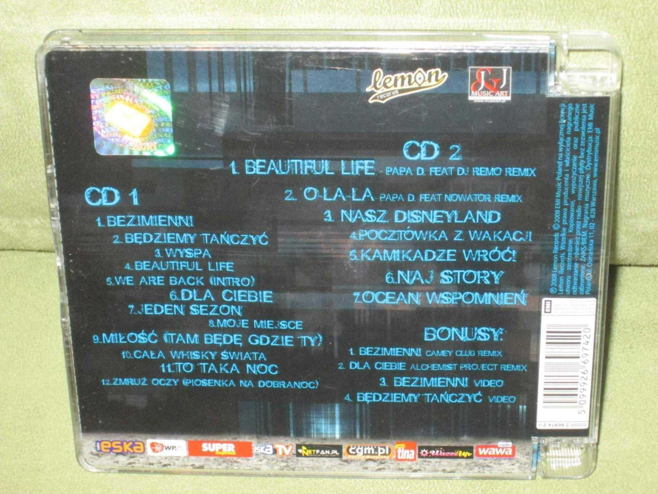 Płyta 2 CD Papa D. - Bezimienni 2008 r. - SUPER STAN - rzadkość!