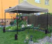NAMIOT OGRODOWY pawilon eventowy handlowy 3x3x2m ekspresowy