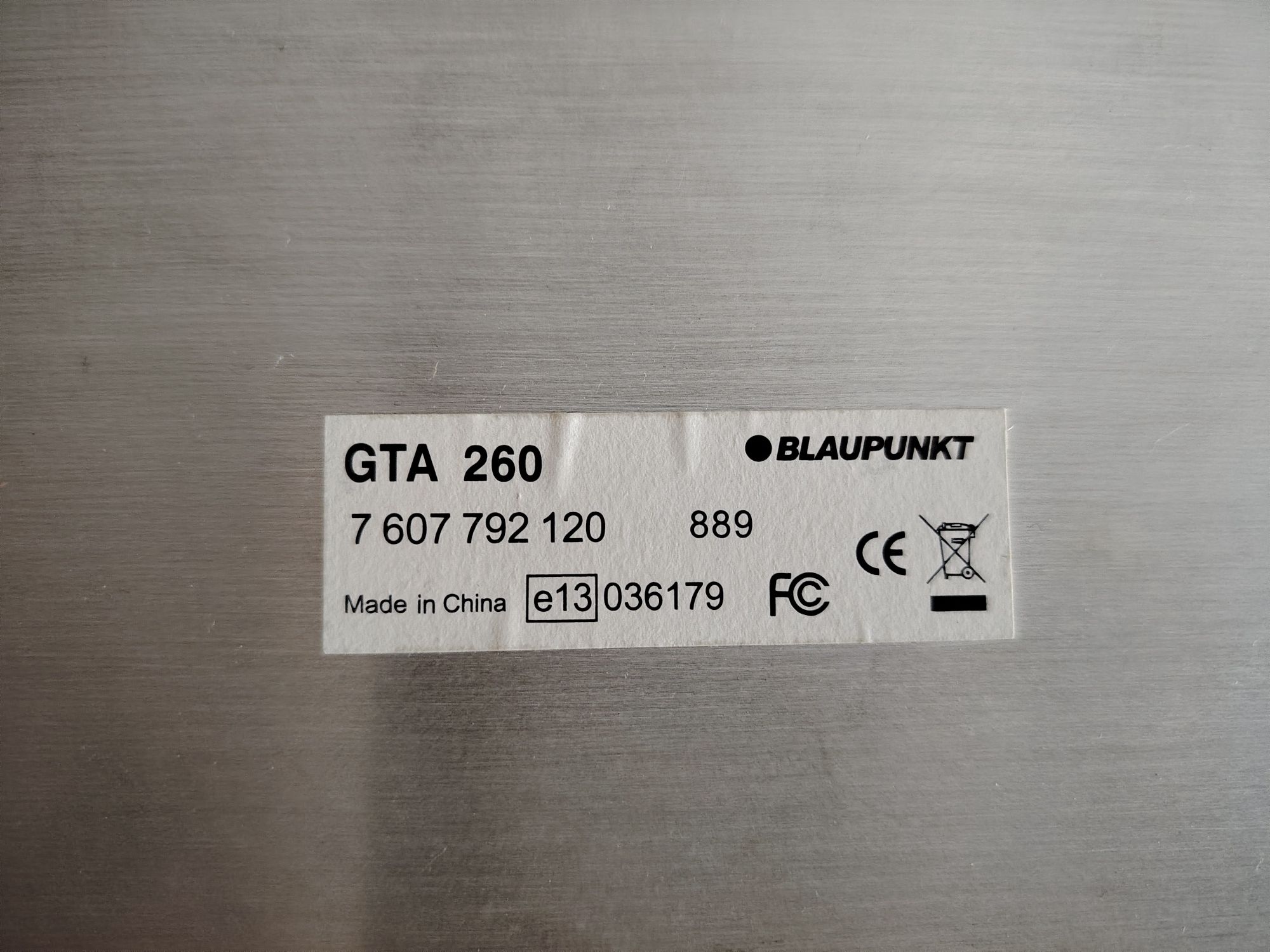Amplificador blaupunkt