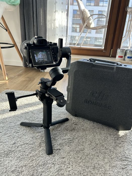 DJI Ronin-SC gimbal stabilizator 3-osiowy do kamery Sony pełny zestaw