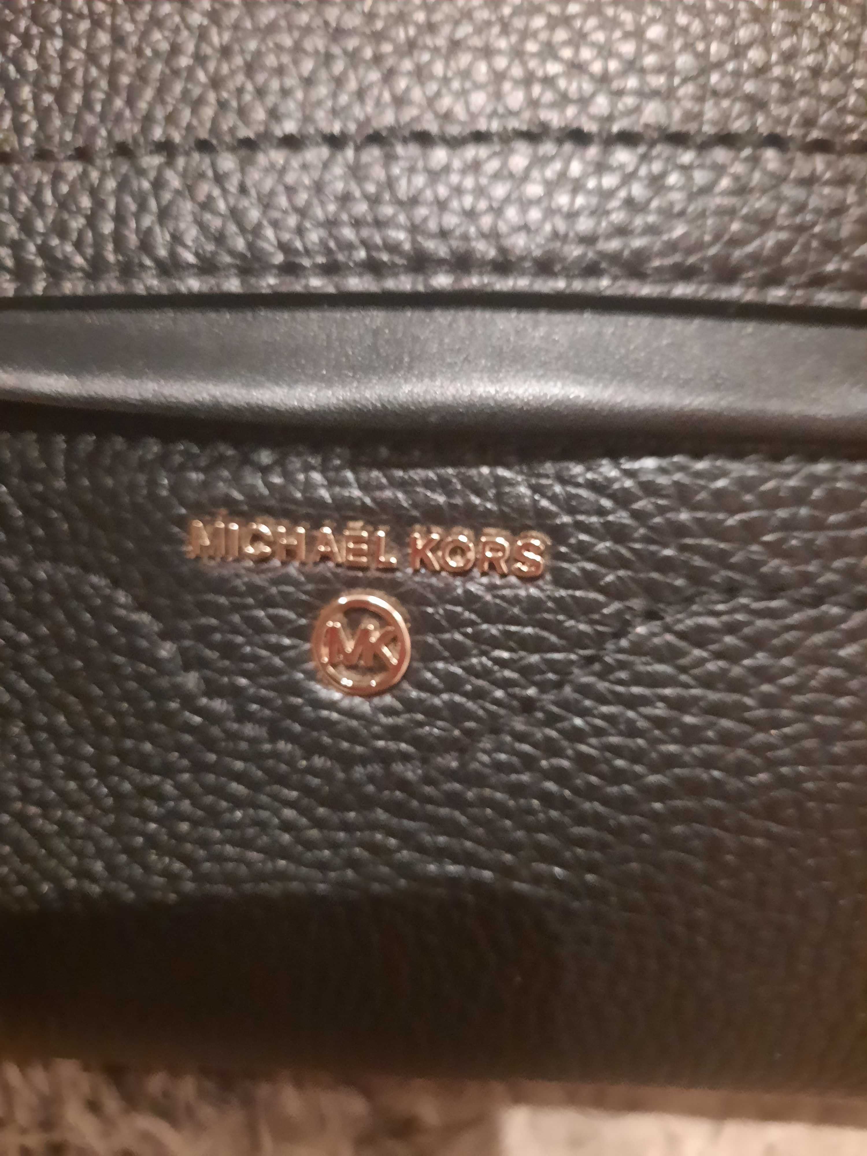 Torebka  oryginalna  Michael  Kors  czarna skóra  naturalna
