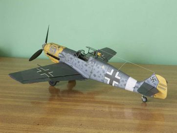 Model kartonowy Me-109