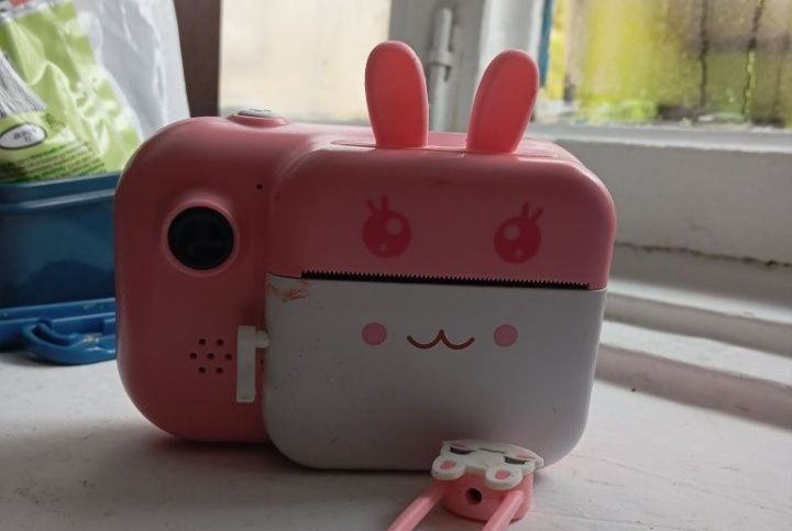 Дитячий фотоапарат з функцією моментального друку фото Ріжки C11