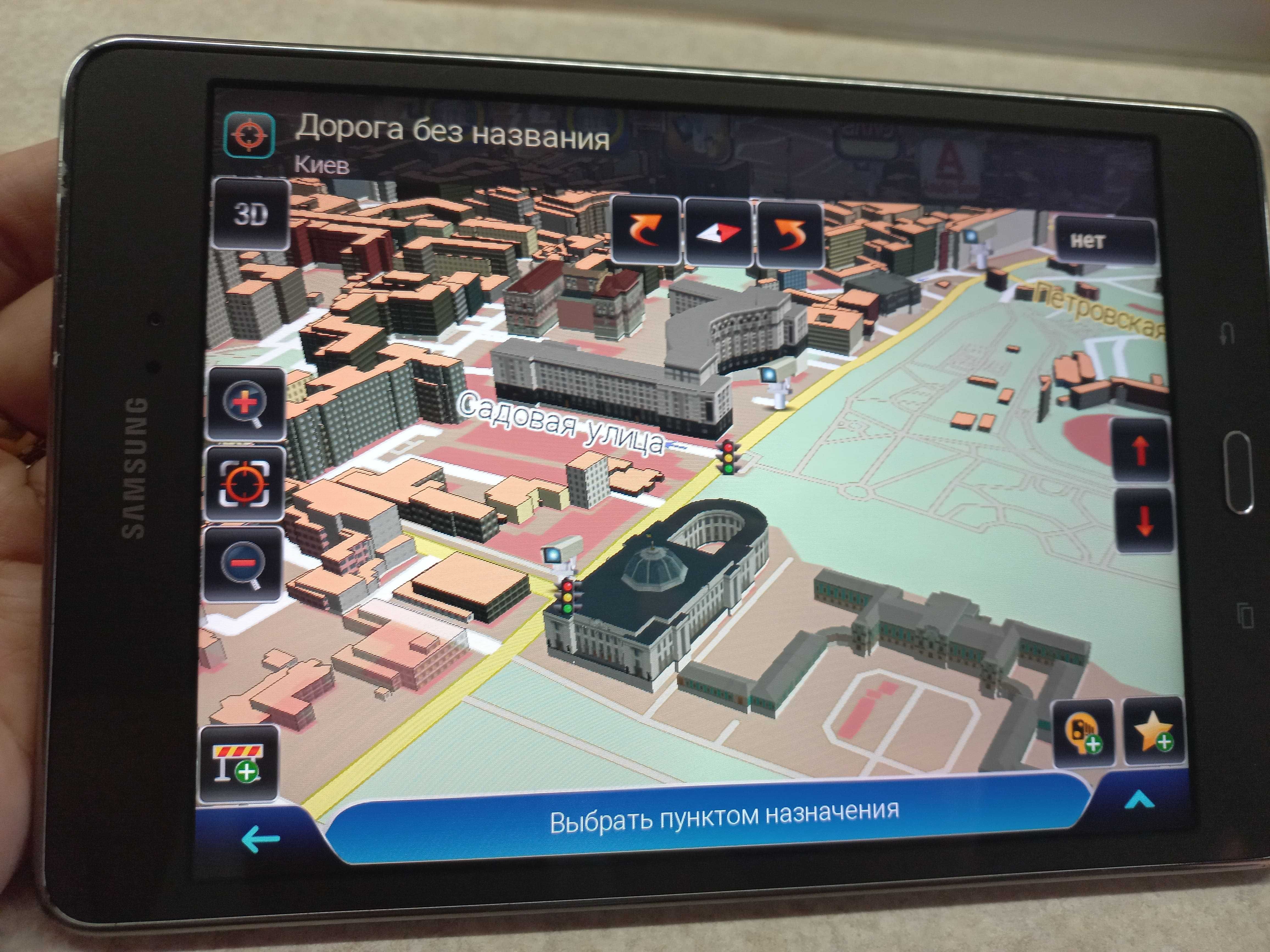 GPS Samsung 8" навігатор на ANDROID, Карти Європи, України, Азії 2025р
