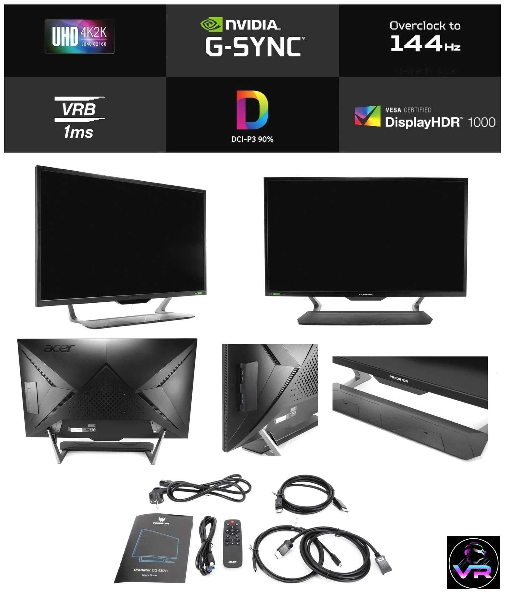 Монітор 42'' TOP! Acer PREDATOR CG7 (4K, 144hz+, G-Sync, HDR 1000)
