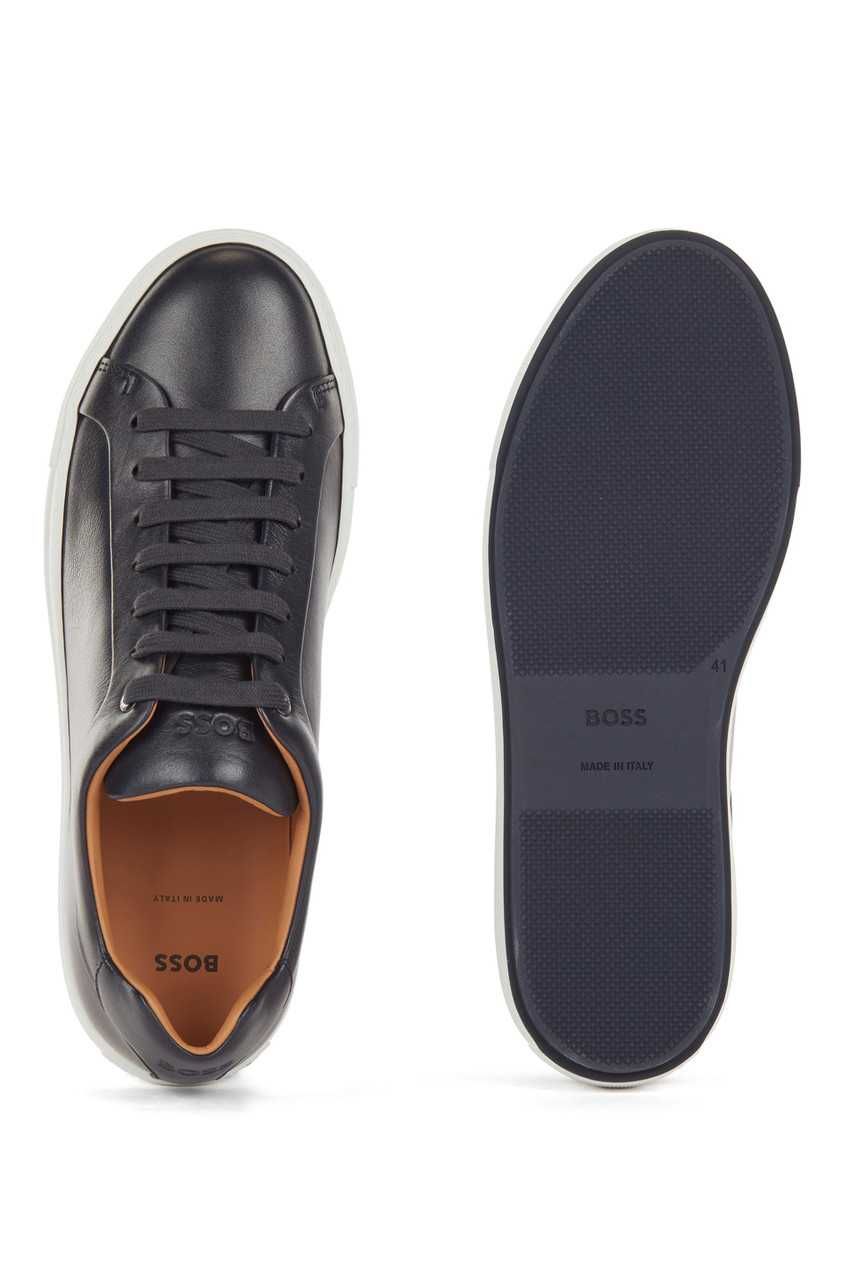 BOSS оригінальні шкіряні кеди від HUGO BOSS розмір 42 Made in Italy