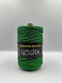 Zielony Sznurek Dekoracyjny Metalizowany 3mm GOSHA Ozdobny Rękodzieło