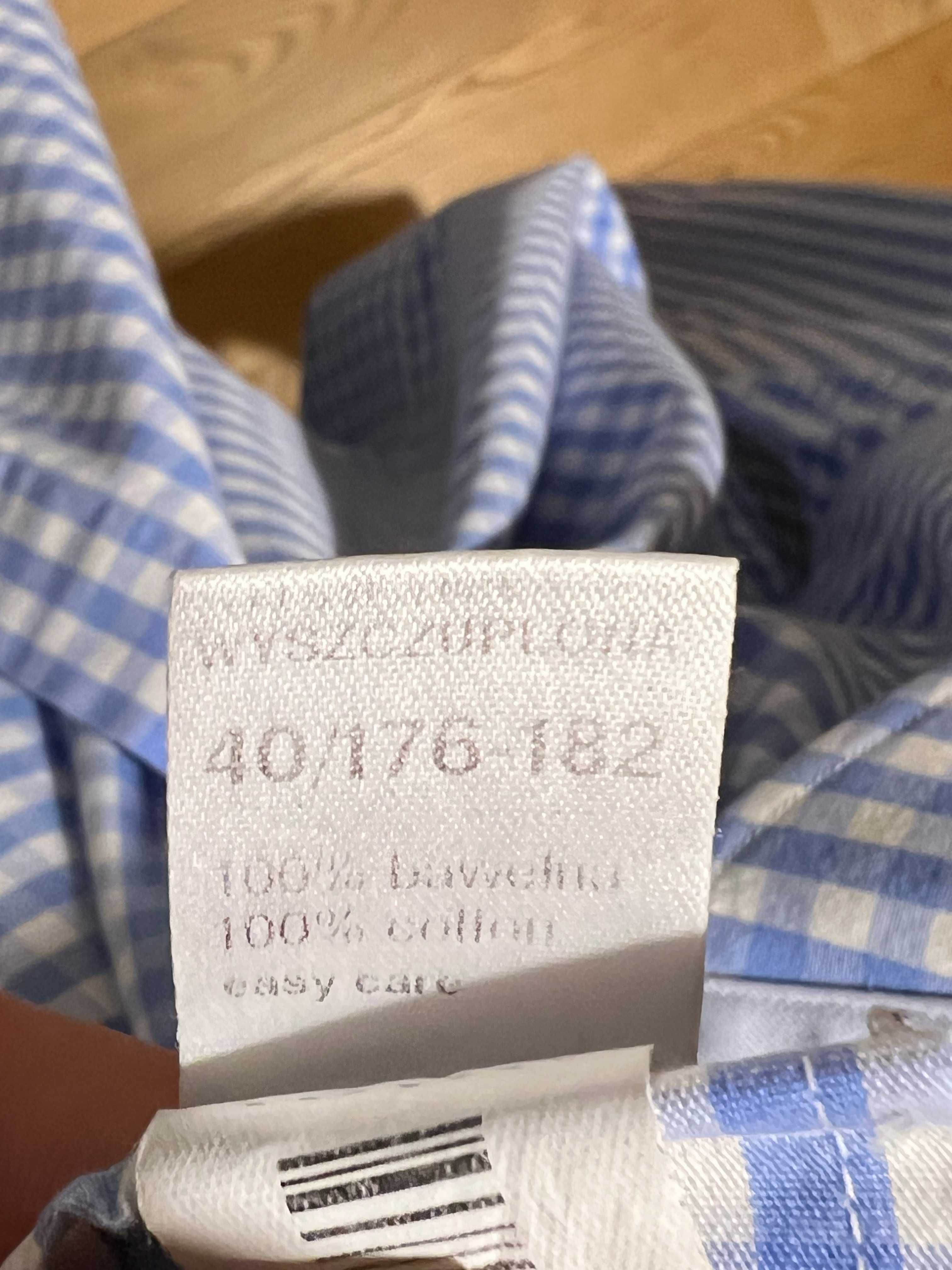 Koszula Lambert kratkę r. 40 bawełna