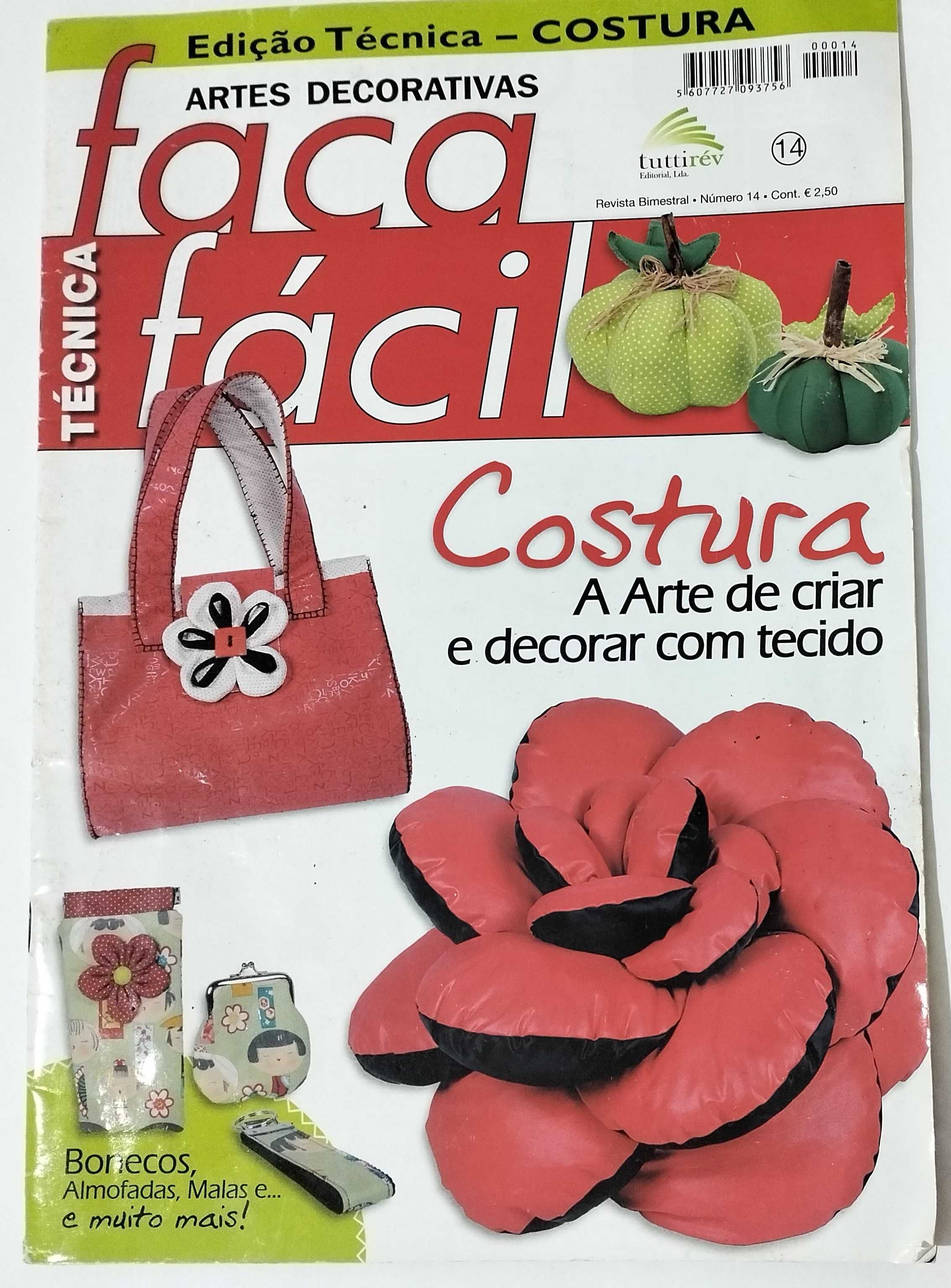 Revistas Costura, Costura criativa e de Ponto de cruz