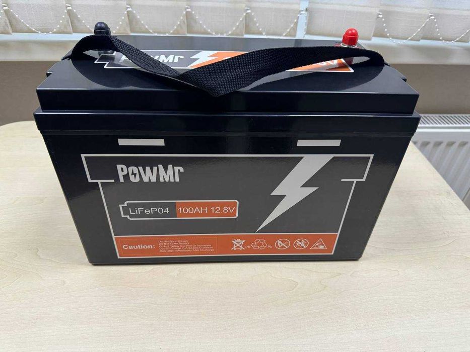 Акумулятор POWMR 12.8V 100AH LiFePO4 В НАЯВНОСТІ