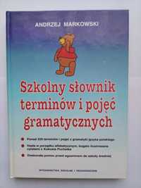 Szkolny słownik terminów i pojęć gramatycznych