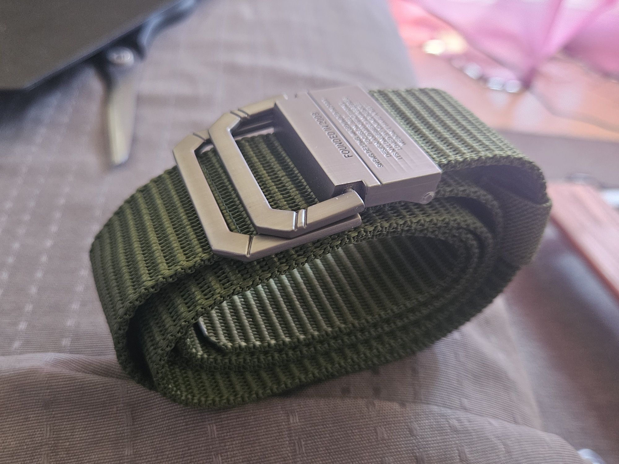 Nowy Pasek militarny w stylu US Army 100 cm