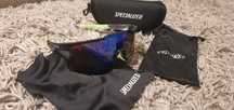 Okulary LOGO Specialized rowerowe MTB, Szosa NOWE zestaw blue