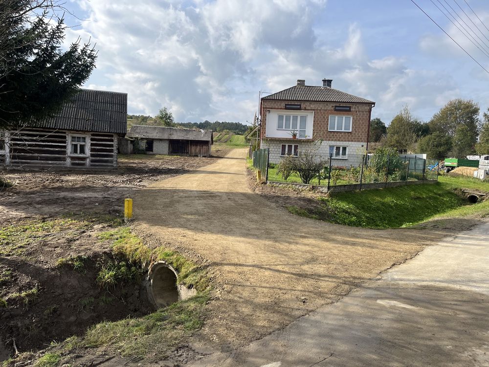 Budowa dróg dojazdowych, wjazdów, przepustów, układanie płyt drogowych