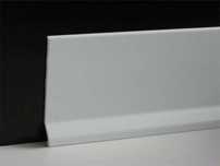 Rodapé PVC Branco 54 M Lineares