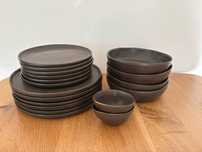 Zestaw talerzy - obiadowy Vulcano ceramiczny