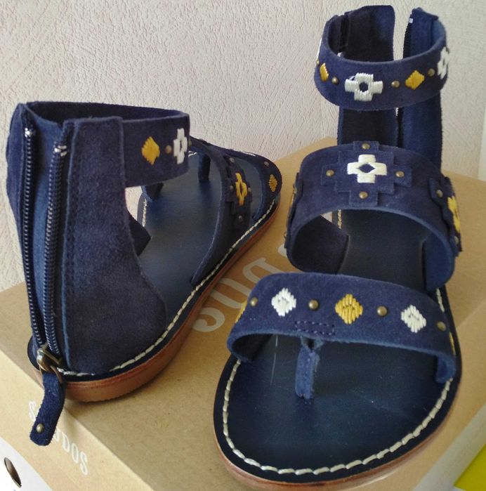 замшевые сандалии Soludos 25 см