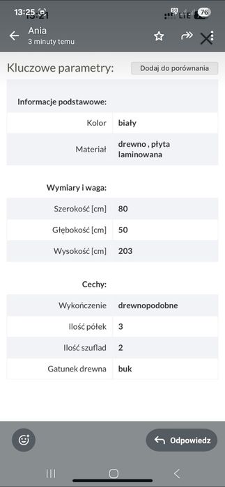 Szafa biała styl skandynawski