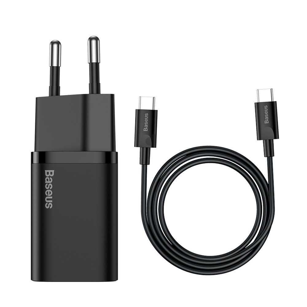 Baseus ładowarka sieciowa QC 3.0  25W 3A Kabel USB Typ C USB Typ C 3A