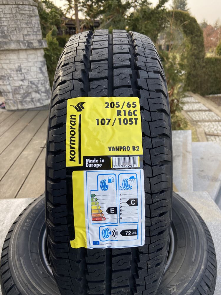 PROMO! x4 Letnie 205/65R16C KORMORAN VanPro B2 107/105T prod 2022r