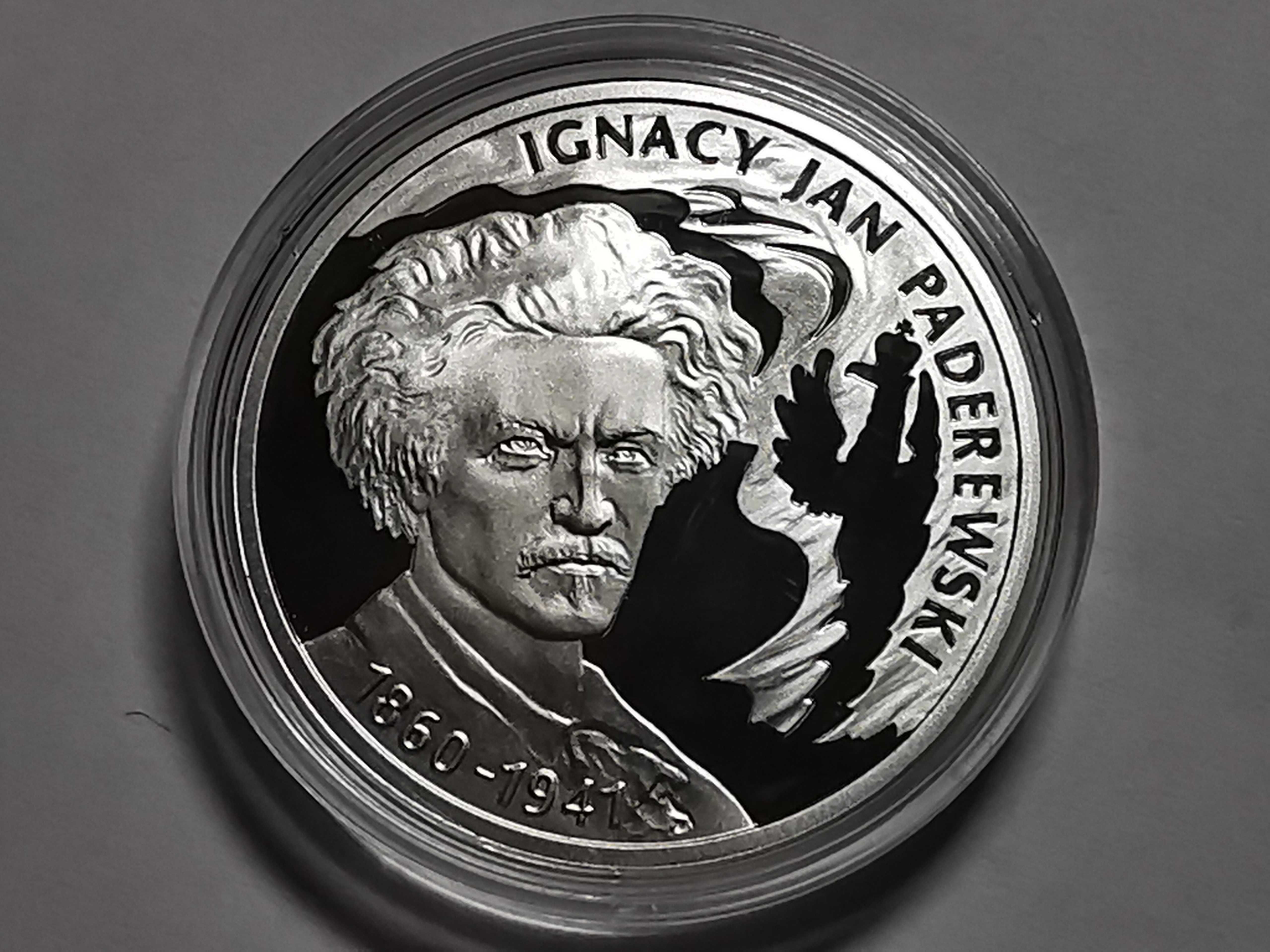 Moneta Ignacy Jan Paderewski - Lustrzanka 10zł