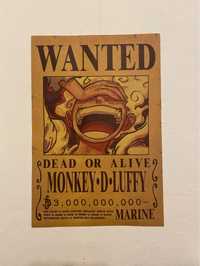 Poster / cartaz gear 5 one piece - monkey d luffy