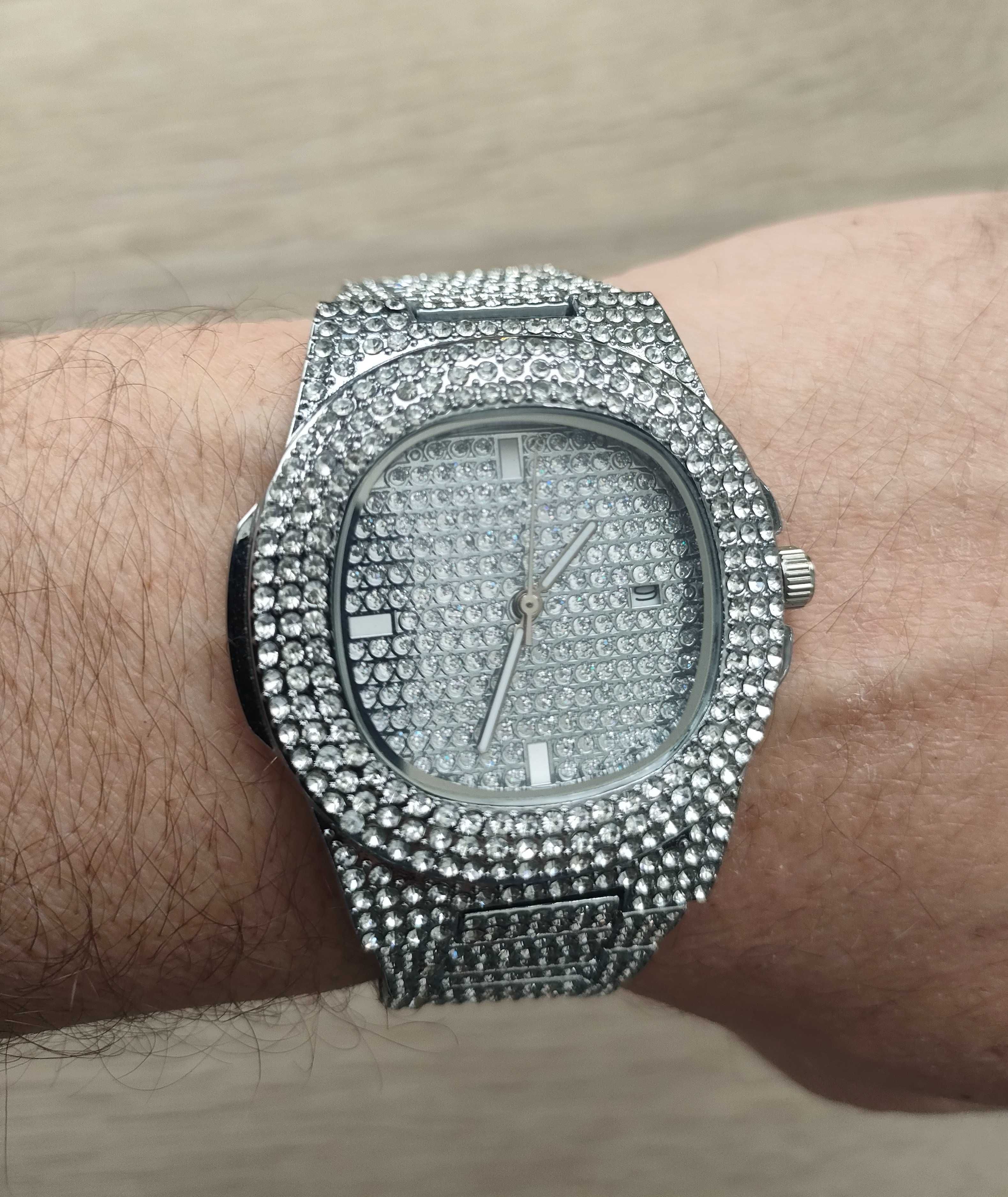 Stylowy zegarek męski jak Patek Philippe Nautilus