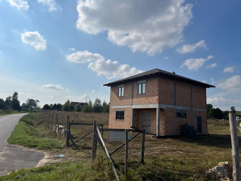 Okazja! Dom okolice Bydg,plaza700m piekne jezioro, stan surowy zamknię