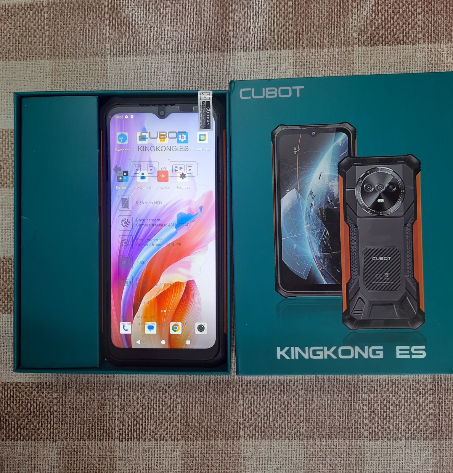 Прродам НОВИЙ захищений телефон CUBOT KING KONG ES 6/128 Гб