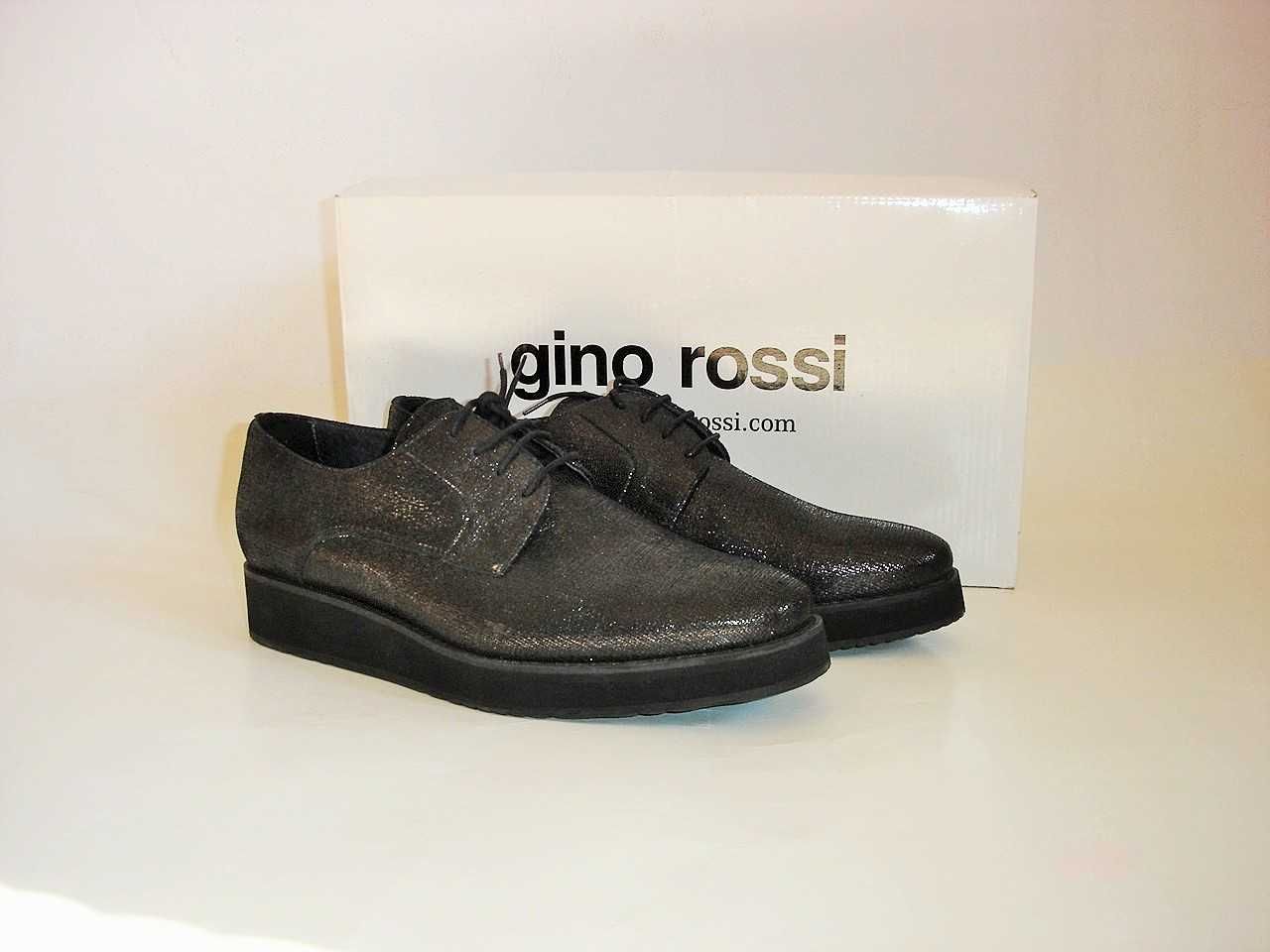 Półbuty buty Gino Rossi 38 nowe skórzane skóra