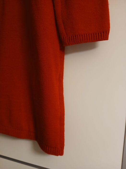 Vestido de malha vermelho com a Minnie