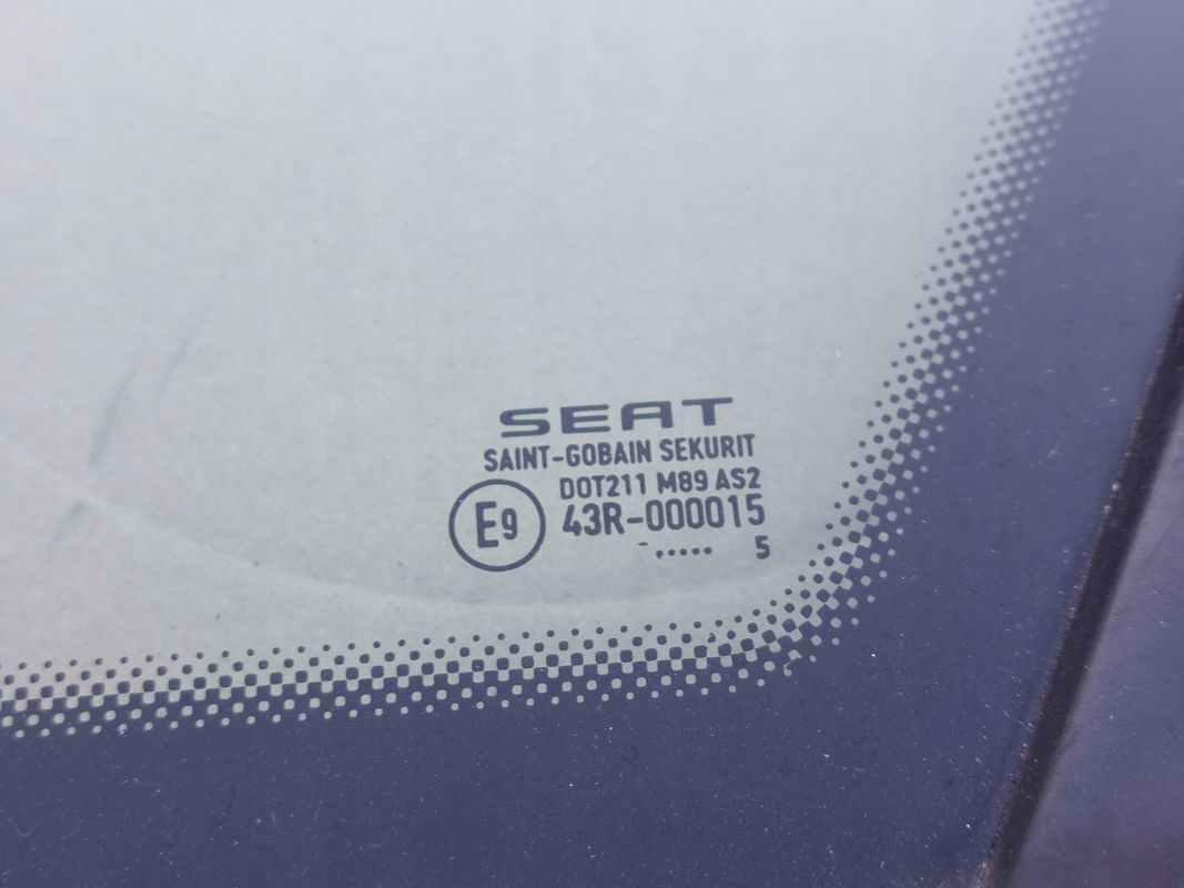 Seat Ibiza 6j Kombi Szyba Karoseryjna Prawy Tył Prawa Tylna 15r 6j