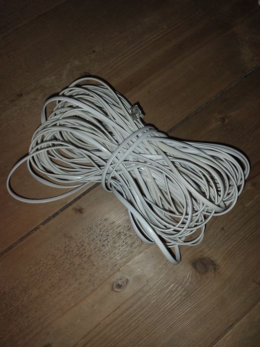 Kabel ethernet biały 20 m