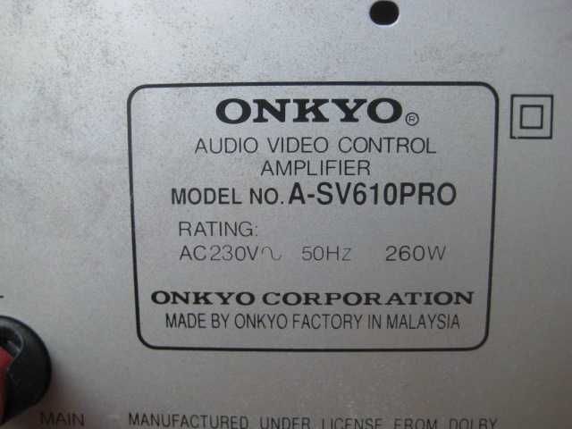 Onkyo A-SV610PRO Amplituner Receiver Wzmacniacz Audio Video Control