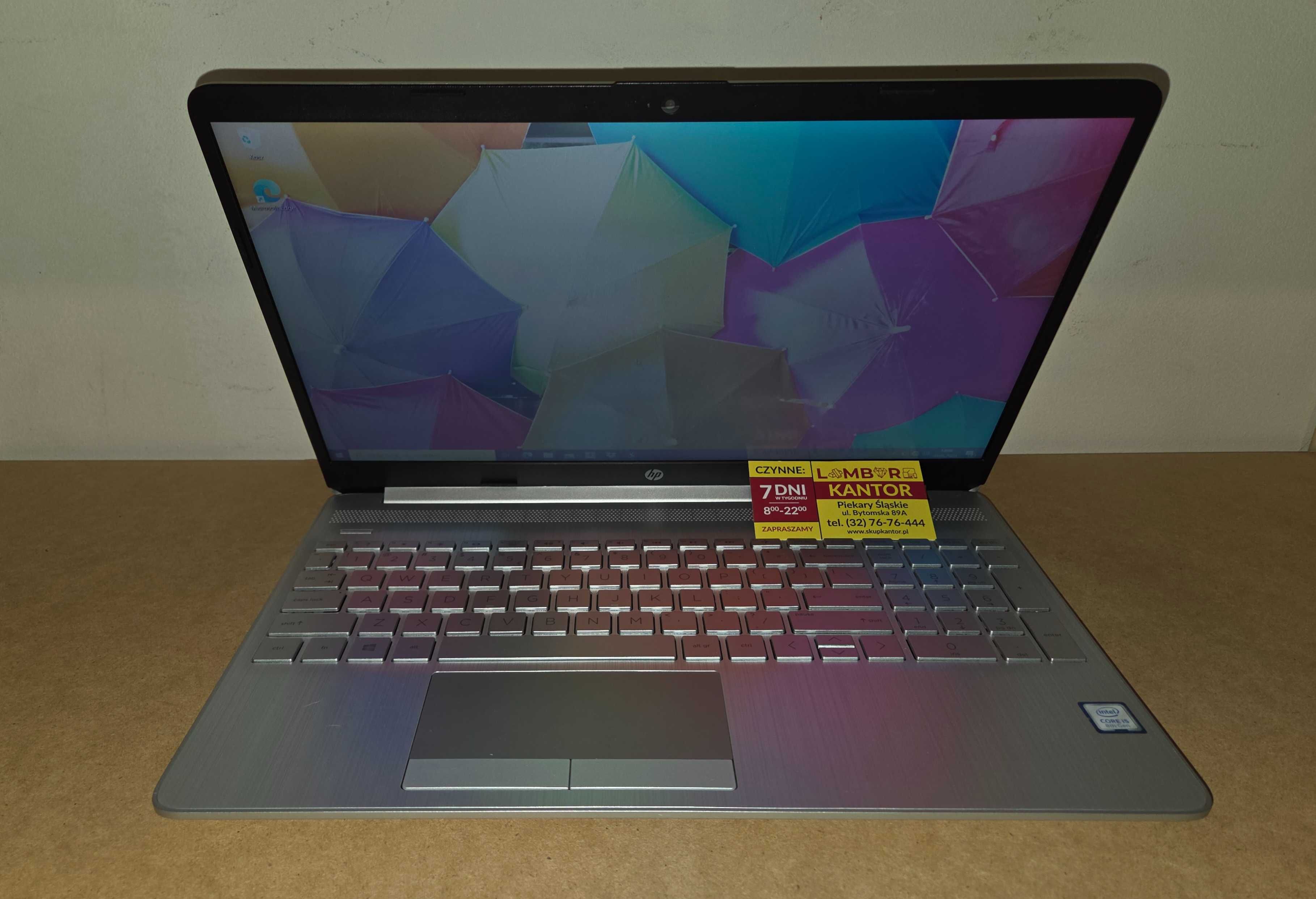 (2443/N/24) Laptop HP 15-dw0019nw / i5 / 8GB RAM / 256GB SSD / Win10 /