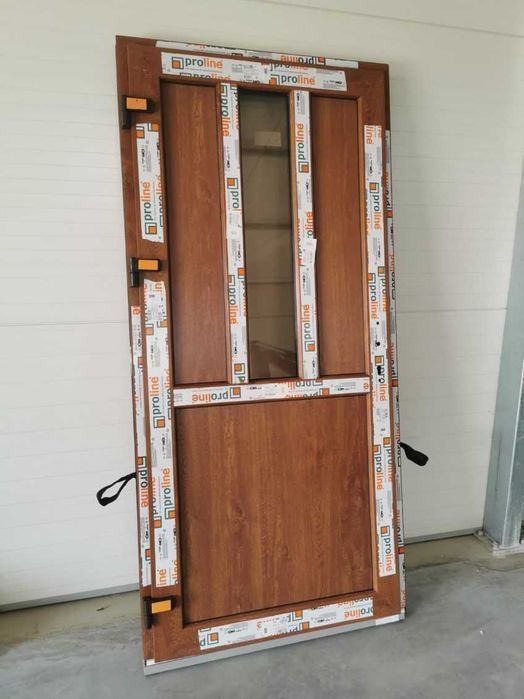 Drzwi pcv złoty dąb 1000x2100 od ręki transport cała Polska 150 zl