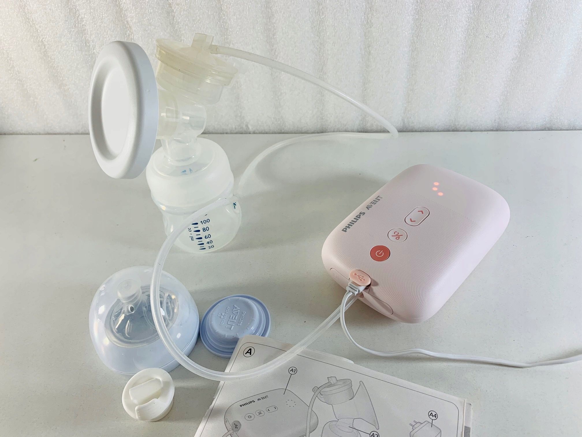 Laktator elektryczny Philips Avent Scf395/11 Pink