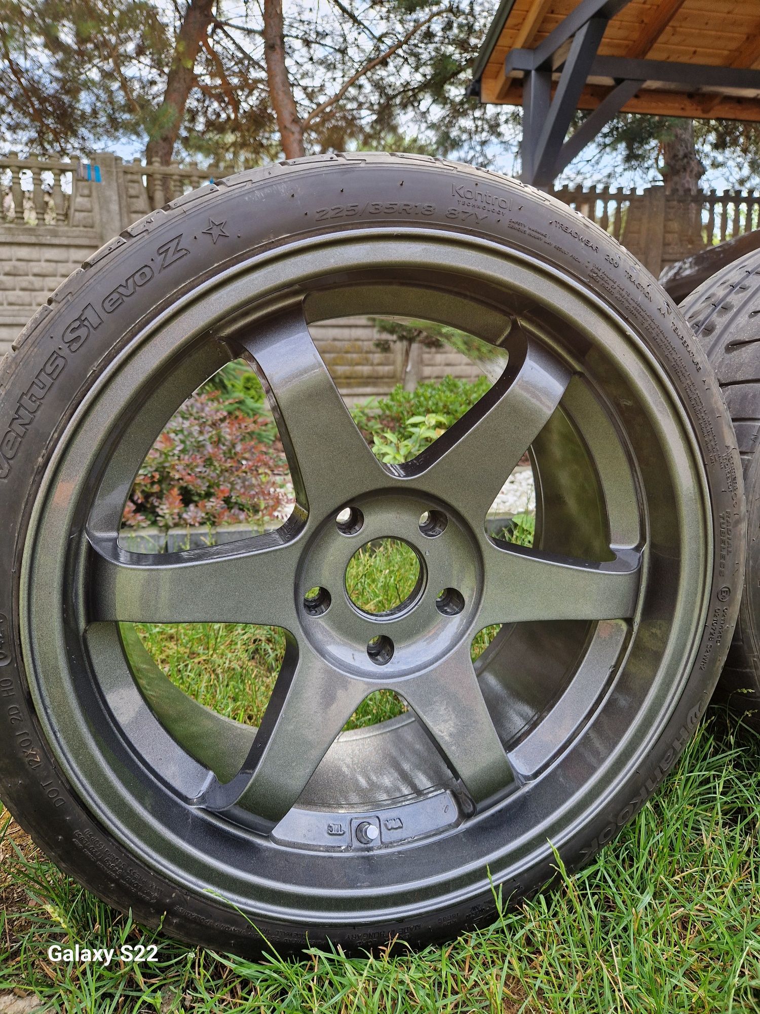 Felgi japan racing3 ,18 cali +opony 245/40, jak nowe
