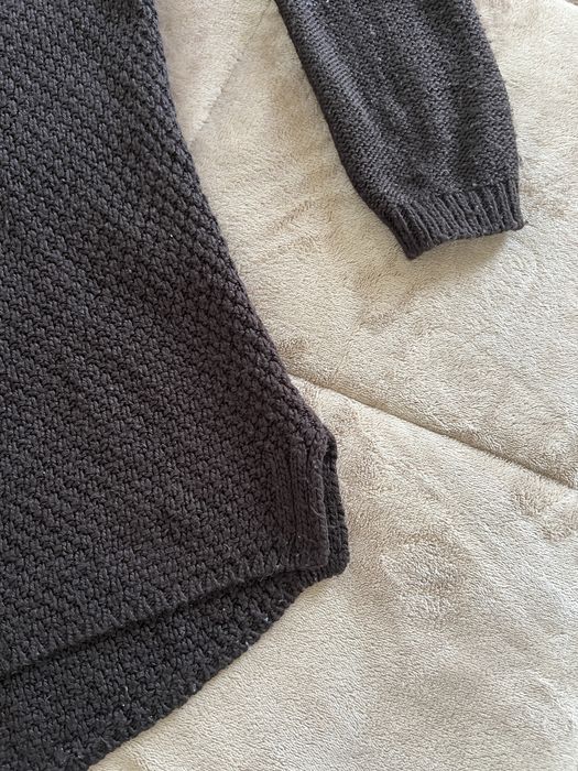 Camisola de malha castanha