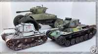 Сувенірні моделі танків WOT, War Thunder 1:50 (paper)