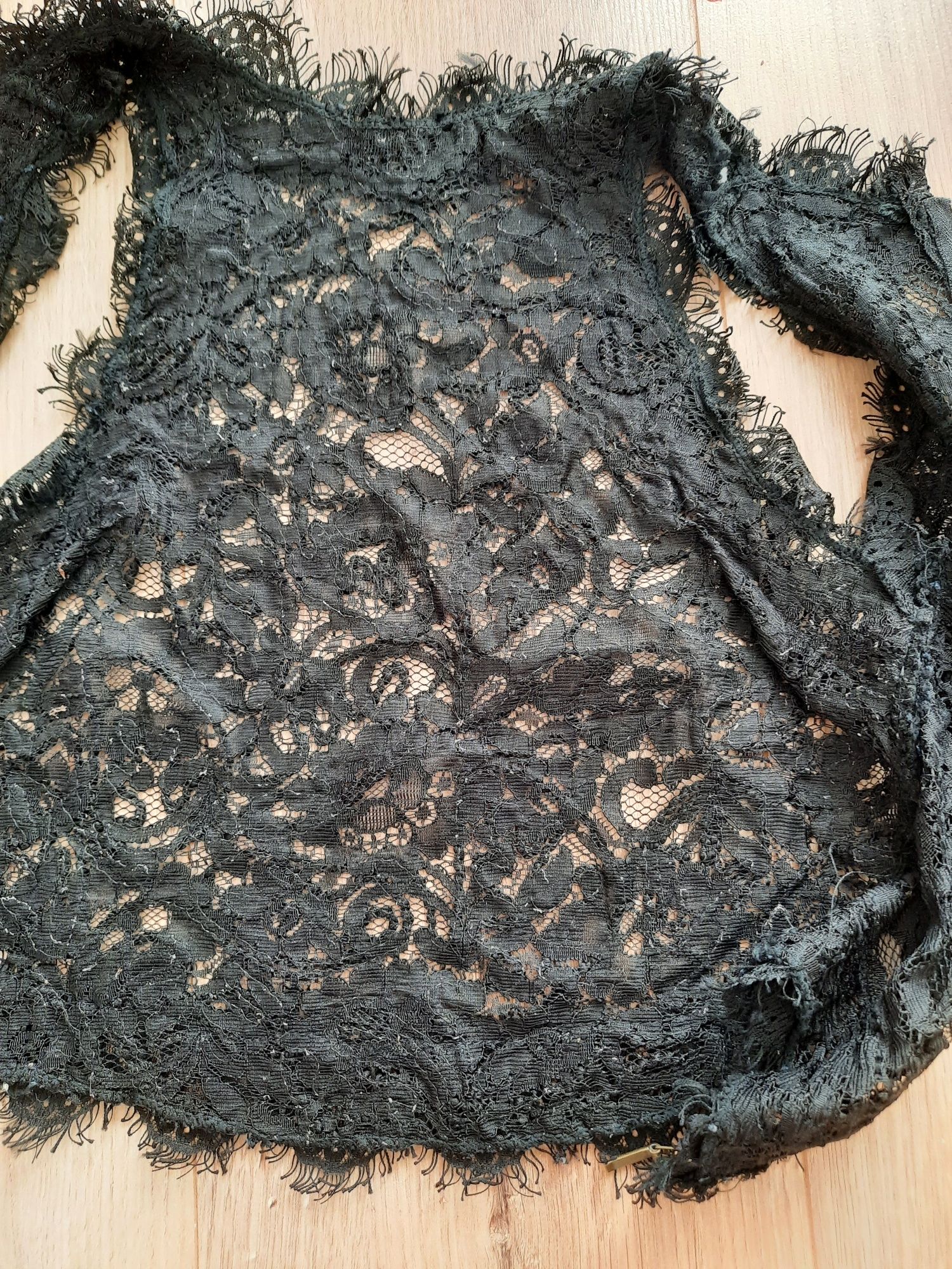 Zara crop top, bkuzka zara top zara, bluzka koronka, bluzka boho