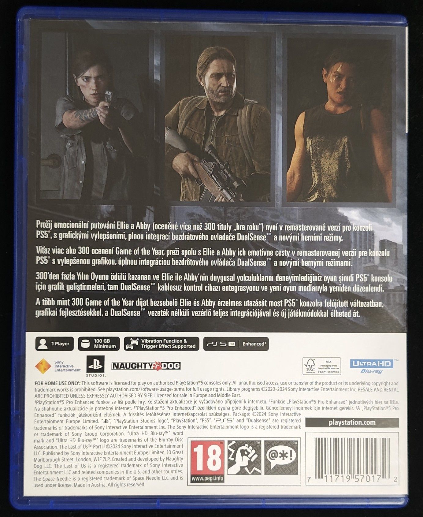 The Last Of Us Part II Remastered PL Dubbing po polsku na PS5 BDB sta