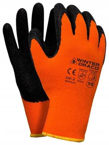 Rękawice robocze ochronne ocieplane zimowe zime grube rękawiczki