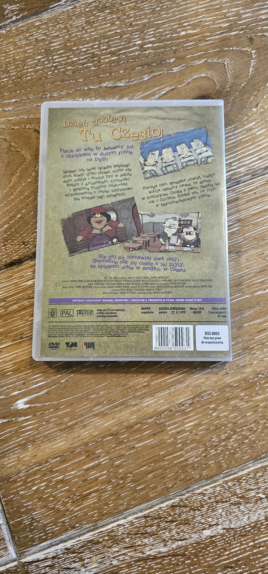 Włatcy much - film DVD